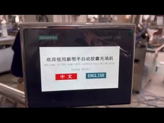 llenador semi automático de la cápsula