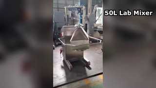 Mezclador de contenedor de laboratorio intercambiable de 50 litros