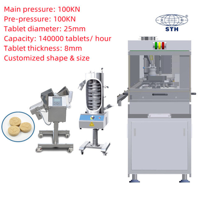 China Máquina rotatoria de acero inoxidable de la prensa de la tableta de las estaciones de la torrecilla 26 proveedor