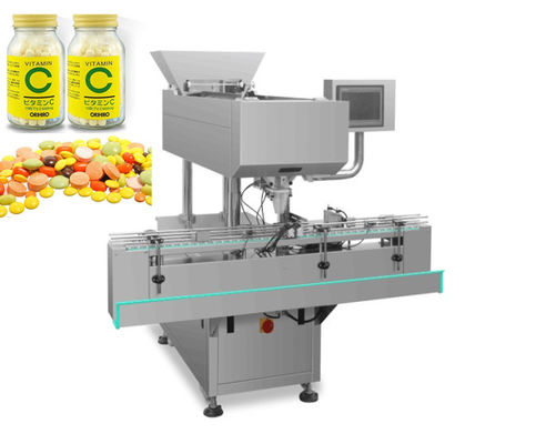 Porcelana Control del PLC de la máquina de cuenta y de rellenar de la tableta automática de 60 botellas proveedor