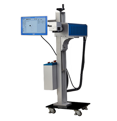 TIANHE 30W CO2 máquina de marcado con láser de mosca, máquina de codificación con láser para el tanque de frasco de botella proveedor