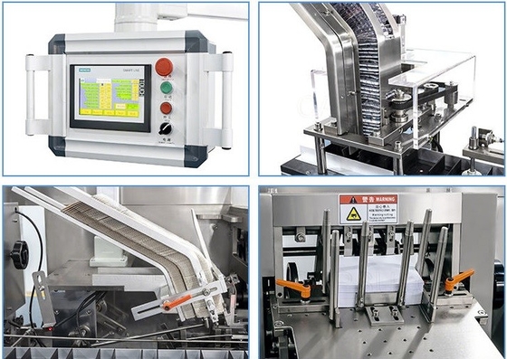 TIANHE Botella cápsula píldora Cosméticos Máquina automática de cartonado 60 - 120 mm proveedor