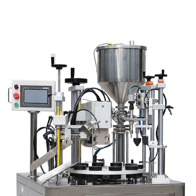 TIANHE Semi-automático de champú de plástico tubo de llenado máquina de sellado de velocidad 30 tubos/min proveedor