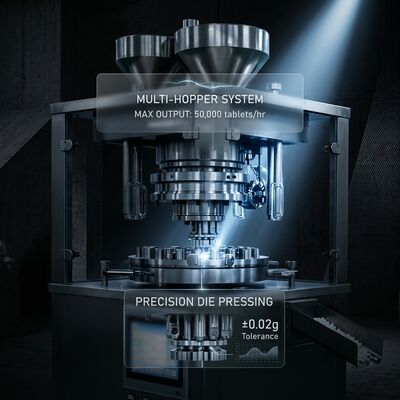 Speed Tablet Press Machine GZPK-65/71 High Output 462000 pcs/h Automatic Tablet Weight Control BB BBS Tooling proveedor
