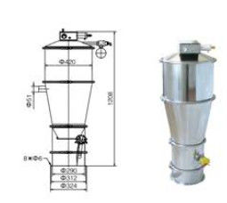 transportador neumático 3000kg/H del vacío de 0.6Mpa 1440L/Min SS proveedor