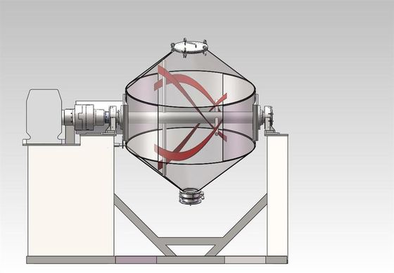 TIANHE Industrial de Alimentos Químicos Máquina de mezcla de doble cono para mezclar polvo seco proveedor