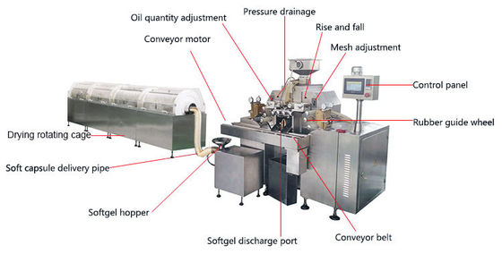 Máquina automática de alta velocidad de la encapsulación de Softgel del aceite de la vitamina proveedor